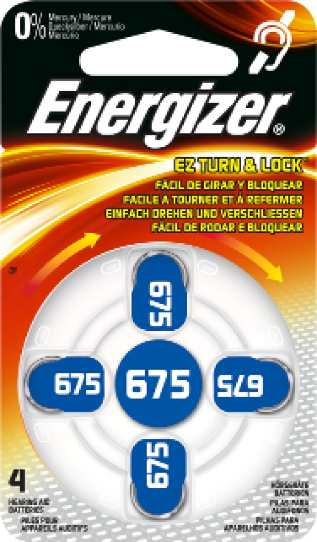 Energizer, 675, Μπαταρία Βαρηκοΐας 4 τεμ.