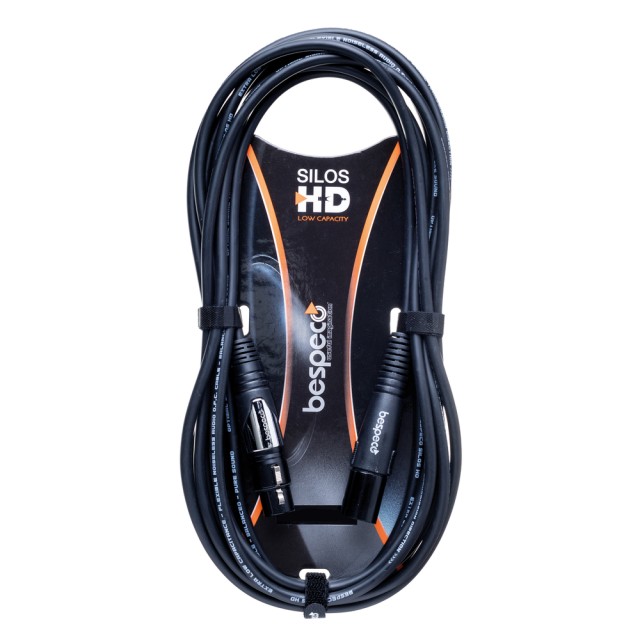 BESPECO HDFM300 SILOS HD MIC CABLE 3M BLK XLR-XLR ΜΙΚΡ. ΚΑΛΩΔΙΟ