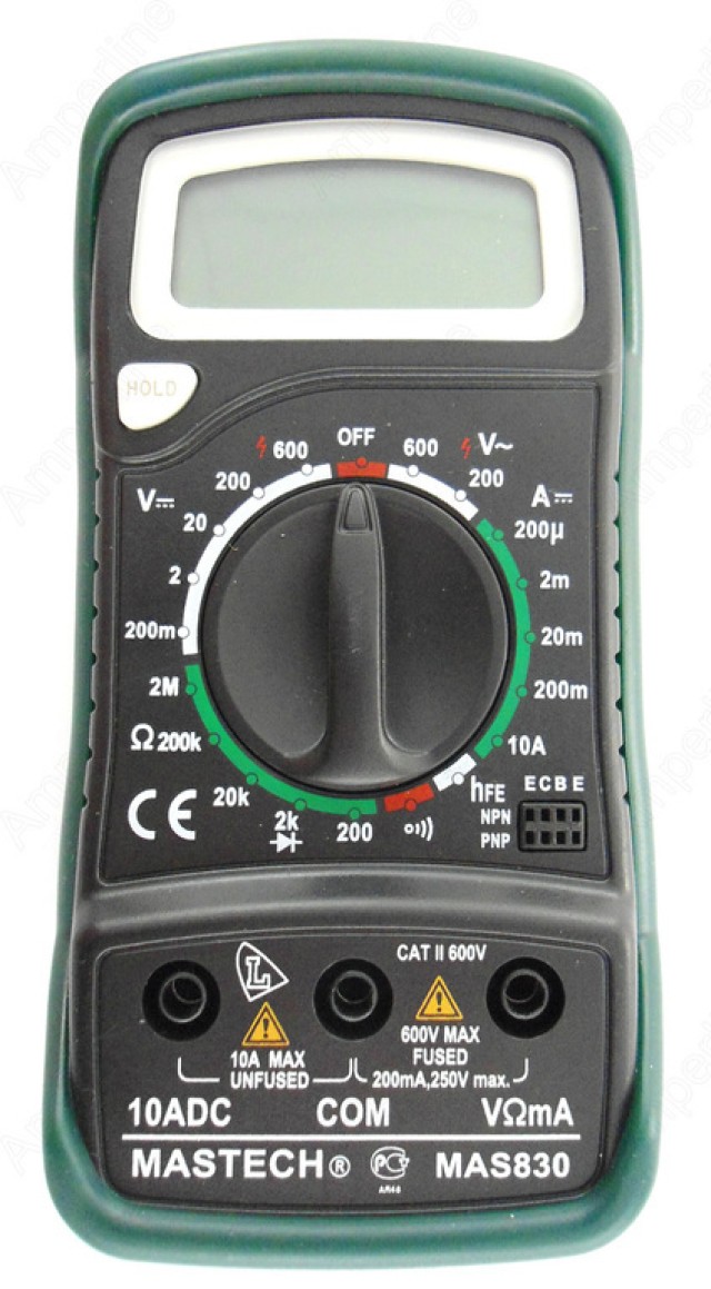 Hyelec, MAS830, Digitales Handheld-Multimeter mit Summer