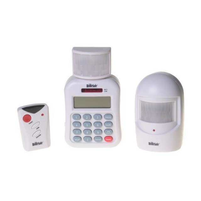 HomeSafe, T016RPK5, Σετ ασύρματου συναγερμού με τηλεφωνική ειδοποίηση, σειρήνα και κουμπί πανικού