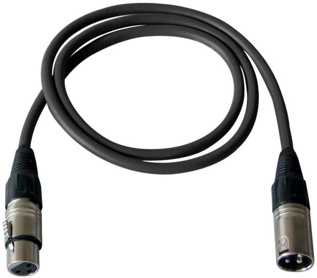 CAVO MICROFONICO NERO IRON BESPECO IRO-MB100 CAVO MICROFONICO NERO 1 m (XLR-XLR)