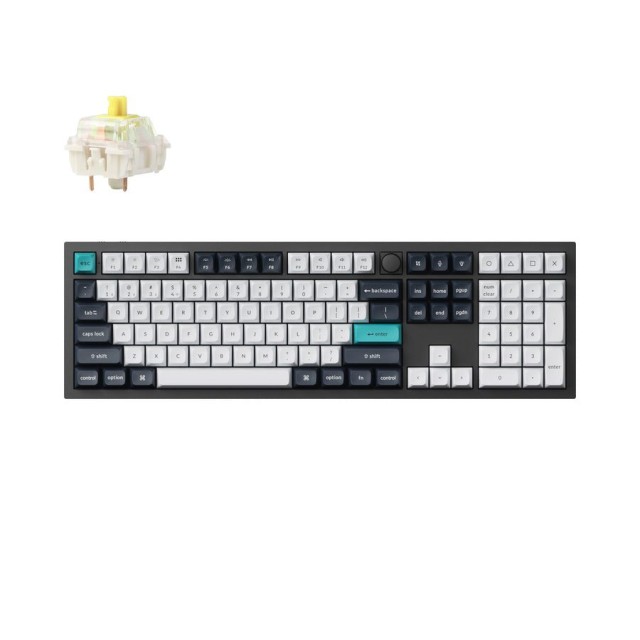 Keychron Q6 Max (Q6M-M3) QMK/VIA Wireless Custom Mechanical Keyboard-Brown Switch-Hot Swap-100% US
