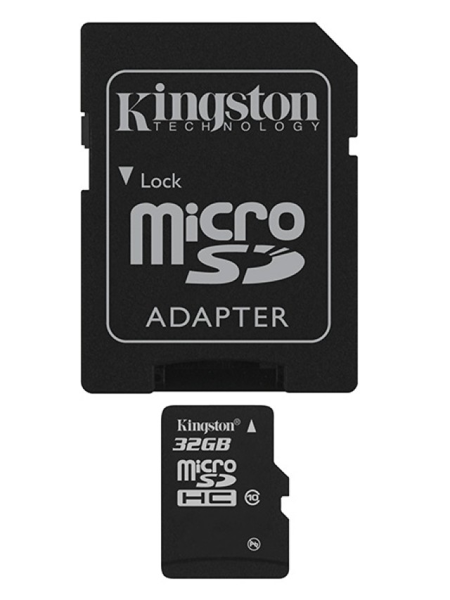 Kingston, SDC10G2/32GB,, Classe 10, U1 con adattatore (45MB/s)
