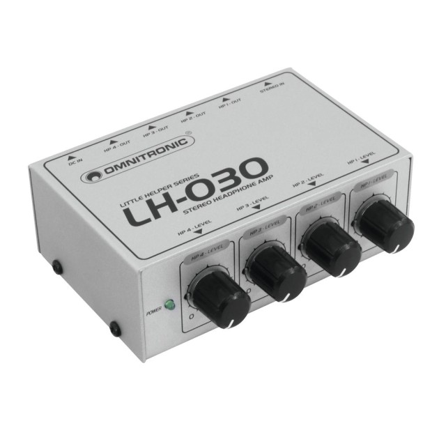 OMNITRONIC LH-030 4x KOPFHÖRER-VERSTÄRKER -