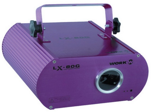 LASER 80mW ΠΡΑΣΙΝΟ 532nm - LX-80G DMX