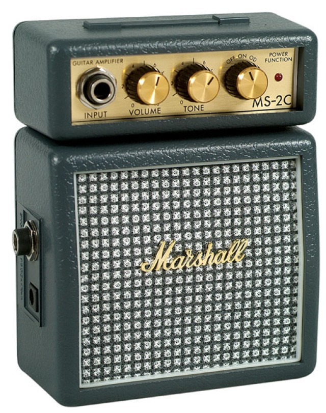 Marshall, MS-2C, 1W, Micro Amplificador de guitarra clásica