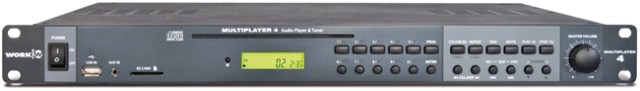 1U-Tuner AM-FM, USB CDplayer & Flash Memory card pl - MULTIPLAYER 4