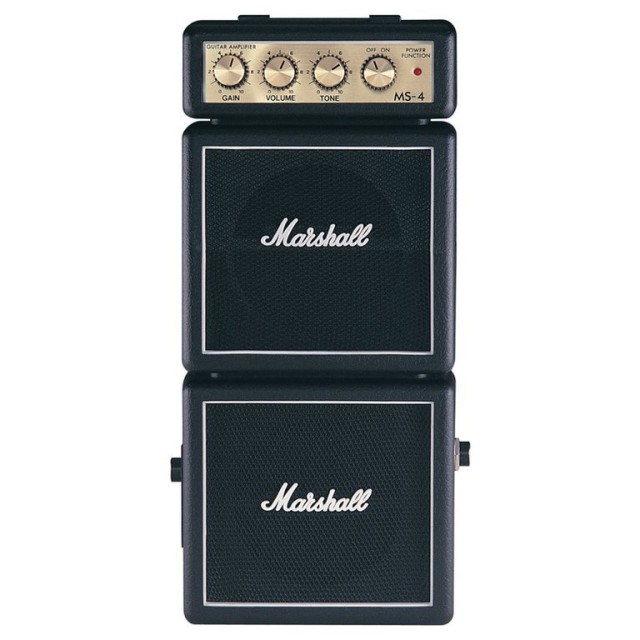 Marshall, MS-4, 4W, Guitar Amplifier, Mini Micro Stack