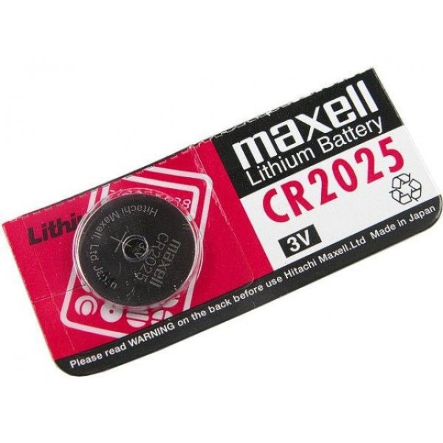 Maxell, CR2025, 3V lithium battery
