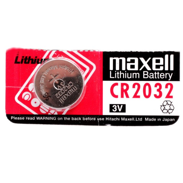 Maxell, CR2032, batería de litio CR3 de 2032 V