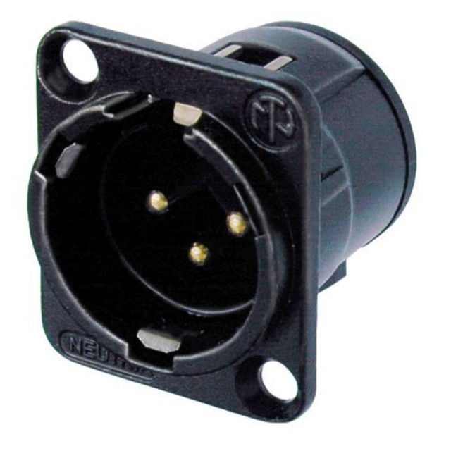 3-PIN ΑΡΣΕΝ. XLR ΣΑΣΙ PCBMOUΝΤ - NC3MD-V-B