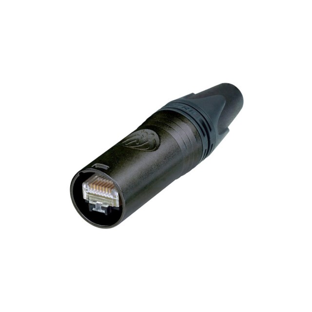 ETHERCON CABLE CONNECTOR CAT6 BLACK - NE8MX6-B