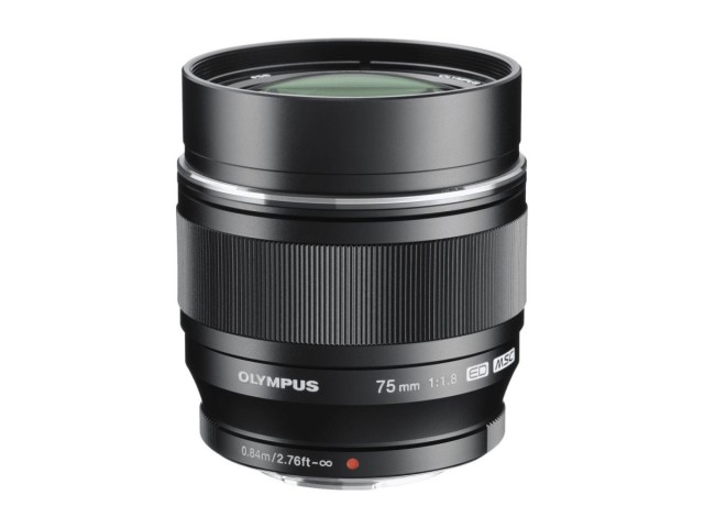Olympus 75mm 1:1.8 BLACK M.ZUIKO DIGITAL (ET-M7518) Lense Micro FT