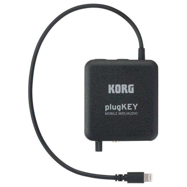 AUDIO-MIDI-INTERFACE FÜR IPHONE/IPAD SCHWARZ - PLUGKEY-BK