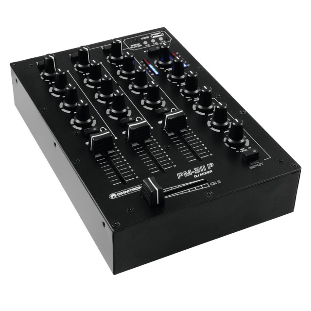 MIXER DJ OMNITRONIC PM-311P 3 CANALI CON LETTORE MP3