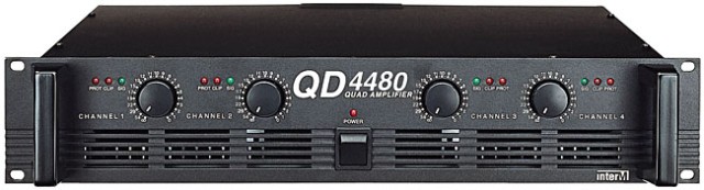 INTER-M QD-4480 AMPLIFICADOR FINAL 4X120W / 4Ω