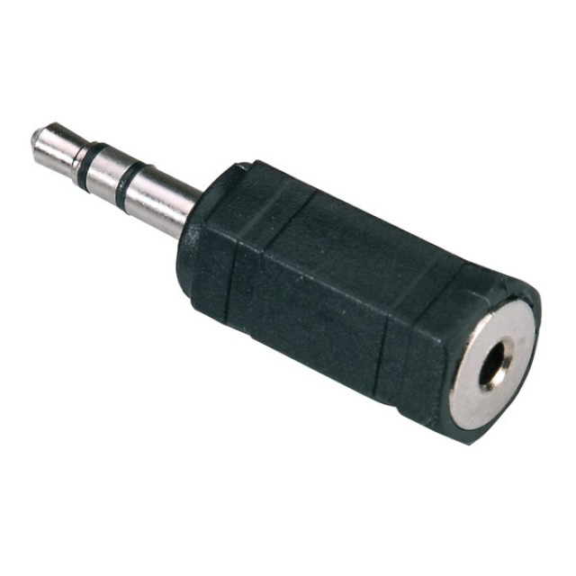 Roline, 11.09.4445R, conector de 3.5 mm. Macho en Jack 2.5mm. Mujer