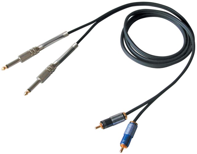 ΚΑΛΩΔΙΟ 2XRCA ΣΕ 2XJACK1/4 3M - RCJJ300