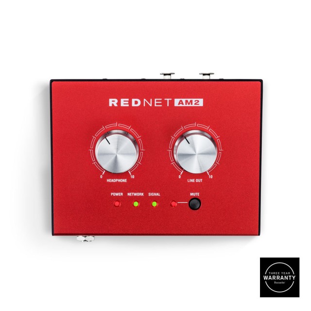 FOCUSRITE-PRO REDNET AM2 DANTE KOPFHÖRERVERSTÄRKER