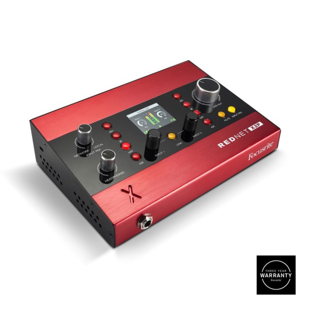 TARJETA DE SONIDO FOCUSRITE REDNET X2P DANTE 2X2