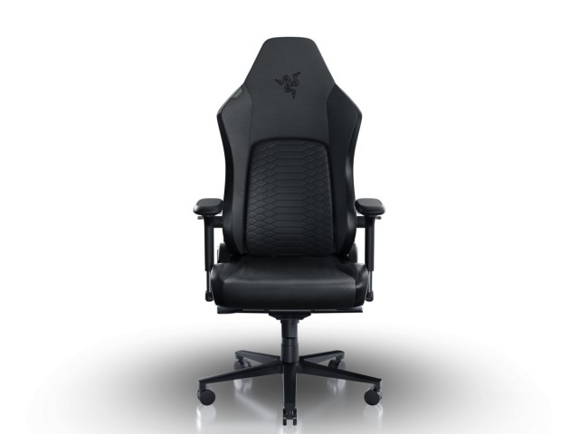 Razer ISKUR V2 Black - Leather Gaming Chair - Lumbar Support - Memory Foam Head Cushion
