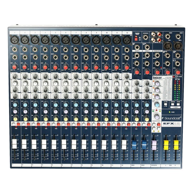 SOUNDCRAFT ΚΟΝΣΟΛΑ ΜΙΞΗΣ 12CH ΜΕ DIGITAL EFFECTS - SPIRIT EFX12