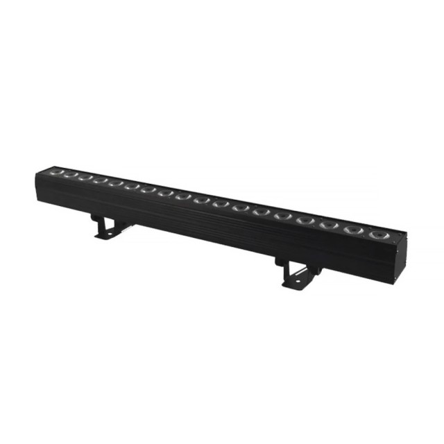 LED ΜΠΑΡΑ ΜΑΥΡΗ 18X12W RGBWAP - ST-1812BAR