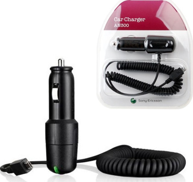 Sony Ericsson, AN300, Car Charger with micro-USB 700mA.