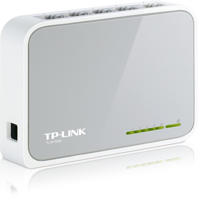 TP-Link, TL-SF1005D, Netzwerkverteiler 5-Port-Netzwerk-Switch 10/100 V.12