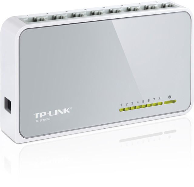 TP-Link TL-SF1008D, 8 Port Network Switch 10/100 V8.0