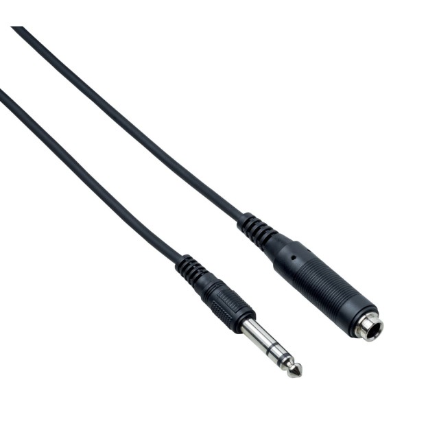 BESPECO ULD150 VERLÄNGERUNGSKABEL 6,3 STEREO JACK / 6,3 JACK 1,5m