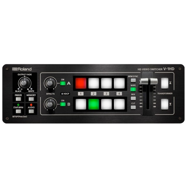 MEZCLADOR DE VIDEO HD DE 1 CANALES ROLAND V-4HD FORMATO DE FIJACIÓN