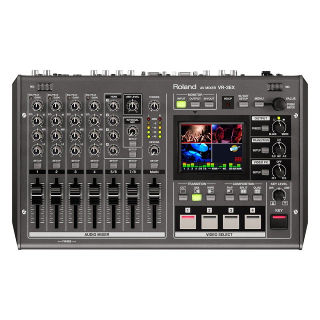 ROLAND VR-3EX PORTABLE SOUND AND IMAGE MIXER