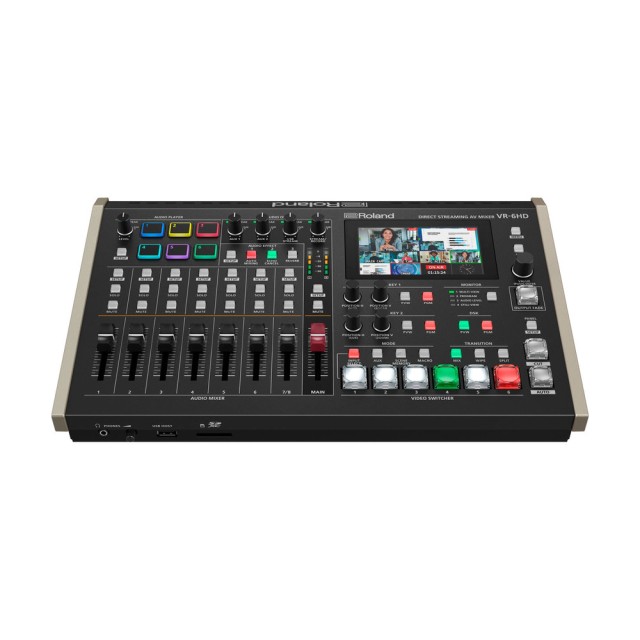 Portable All-in-One AV Streaming Mixer 6 inputs - VR-6HD