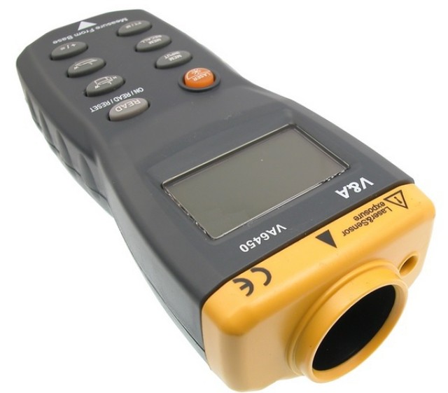 V&A, VA6450, medidor de distancia, superficie y volumen con ultrasonido
