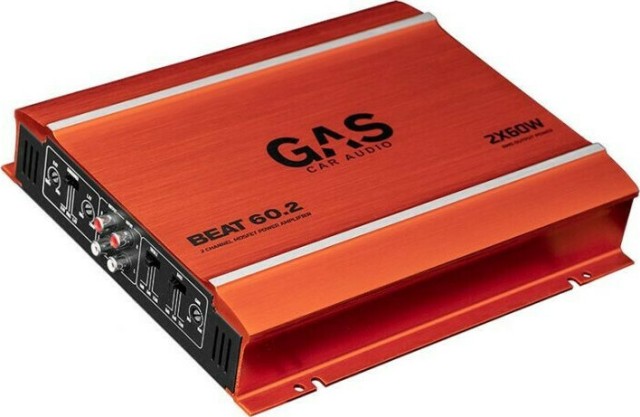 Gas Car Audio Beat 60.2 2 Channel Car Amplifier