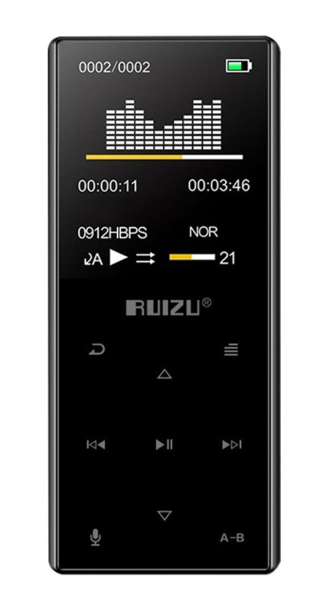 RUIZU MP3 player D29 με ηχείο, 1.8