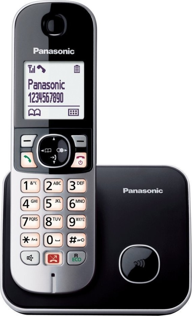 Teléfono Inalámbrico Panasonic KX-TG6851GRB Negro