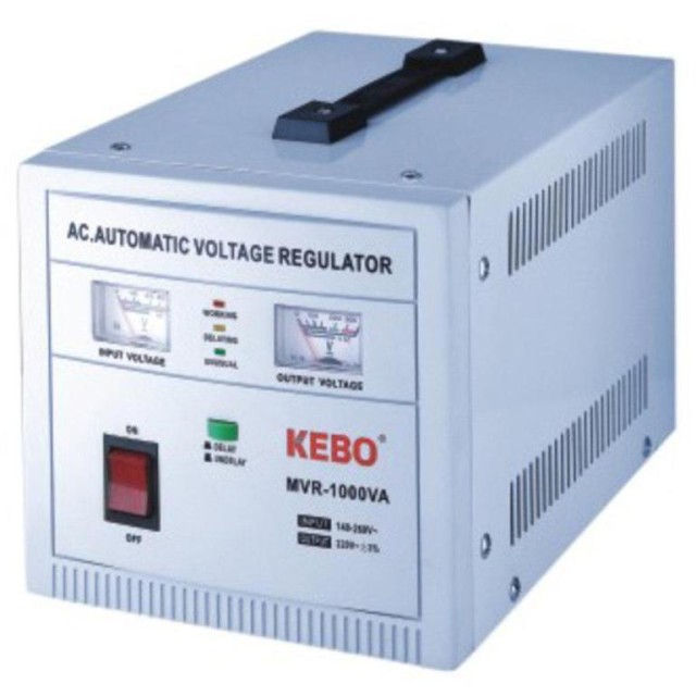 KEBO MVR-1000VA Estabilizador de voltaje Servo analógico 1000VA