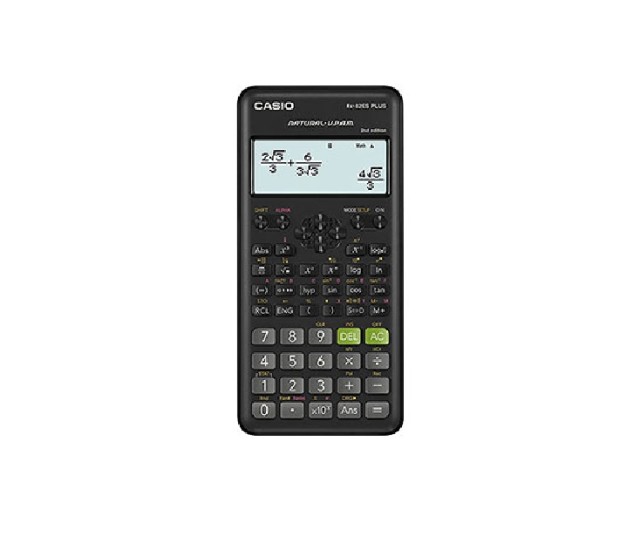 Casio Scientific Calculator FX-82ES Plus 2nd Edition in schwarzer Farbe