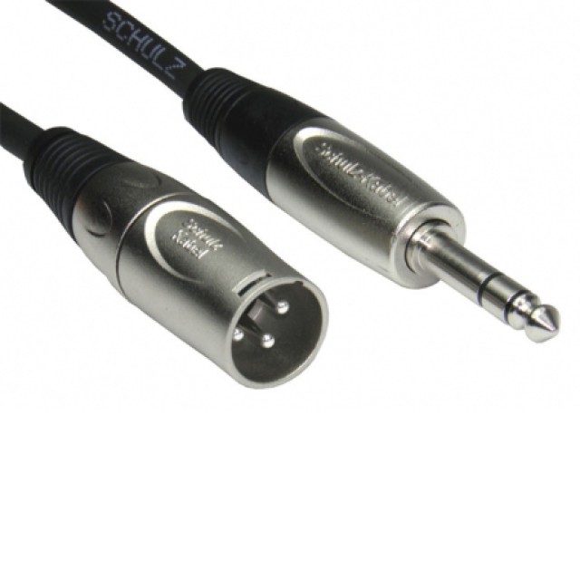 Schulz Kabel ARH3 Καλώδιο XLR Male σε Jack 6.3mm Stereo 3m