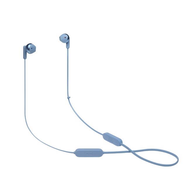 Auriculares azules con banda para el cuello Bluetooth JBL Tune 215