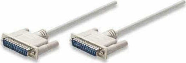 Cable RS-232, 25 hilos, M/M 10m