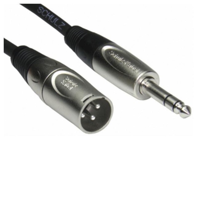 Schulz Kabel ARH1 Καλώδιο XLR Αρσενικό σε Jack 6.3mm Stereo 1m