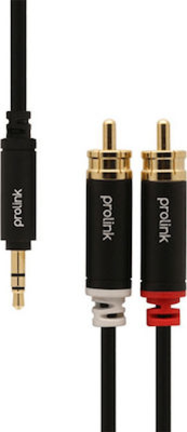 PROLINK 2xRCA-Stecker – Klinke 3,5 mm – 1,50 m