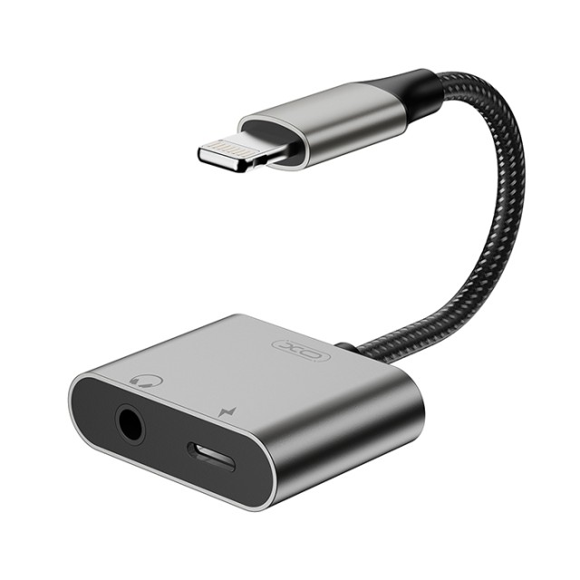 XO Αντάπτορας Lightning - Lightning θηλ. / 3.5mm θηλ NB-R258B