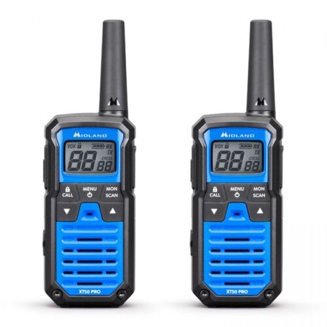Midland XT 50 PRO Ασύρματοι PMR446/LPD 85CH 500mW Σετ 2 Τεμαχίων