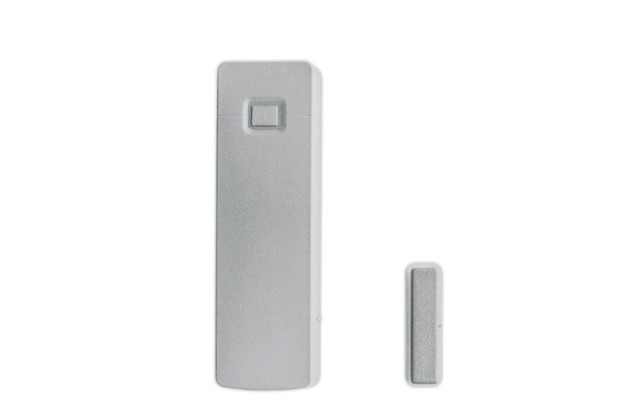 Sensor de puerta/ventana de batería Caddx con transmisor inalámbrico de 150 MHz de alcance de 433 m en color blanco RF-DC101-K4