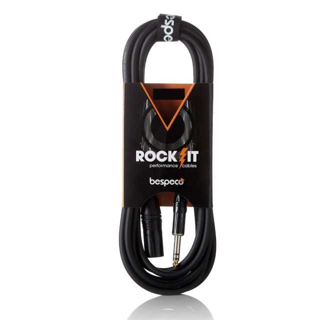 BESPECO ΚΑΛΩΔΙΟ STEREO JACK / XLR MALE 3M ROCKIT SERIES RKSX300