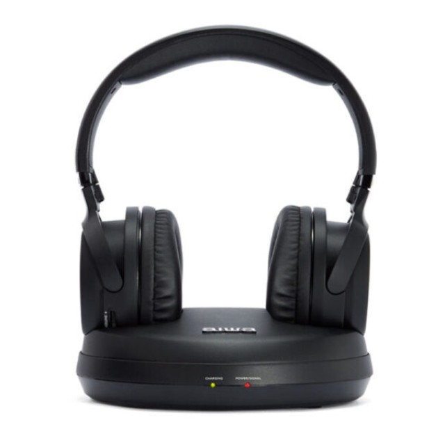 Aiwa WHF-930 Ασύρματα Over Ear Ακουστικά Τηλεόρασης RF
